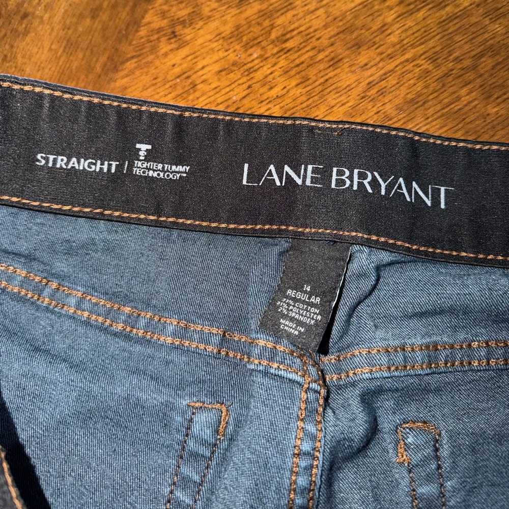 Lane Bryant Indigo Straight Leg Jeans - Picture 3 of 5